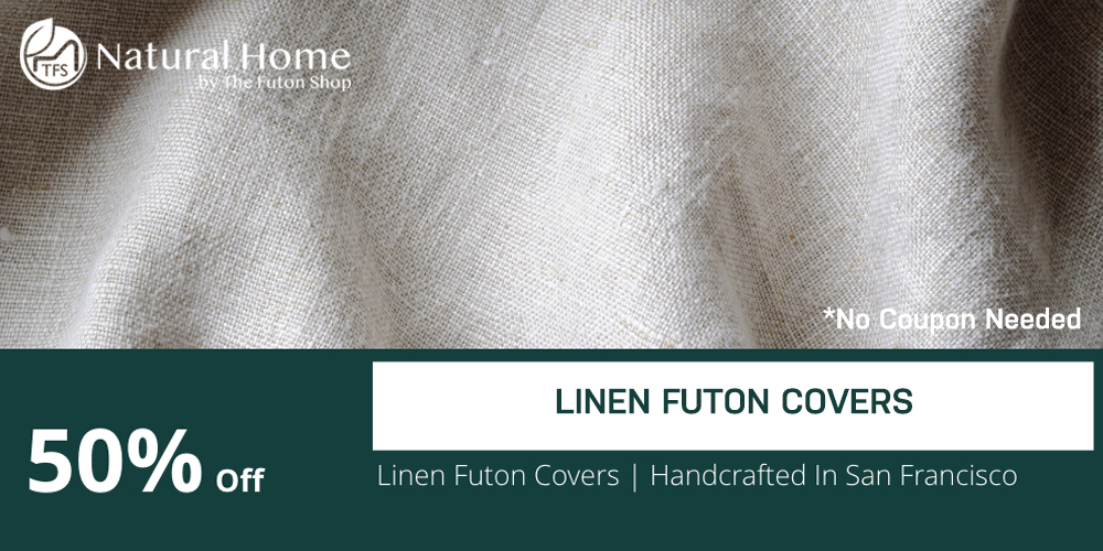 50% OFF Linen Futon Covers