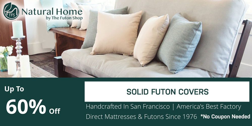 60% OFF Solid Futon Covers