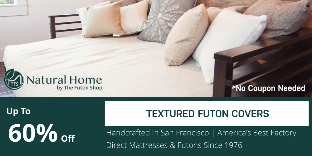 60% OFF Textured Futon Covers